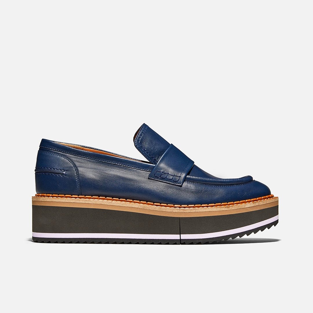 LOAFERS - BAHATI loafers, leather dark blue || OUTLET
