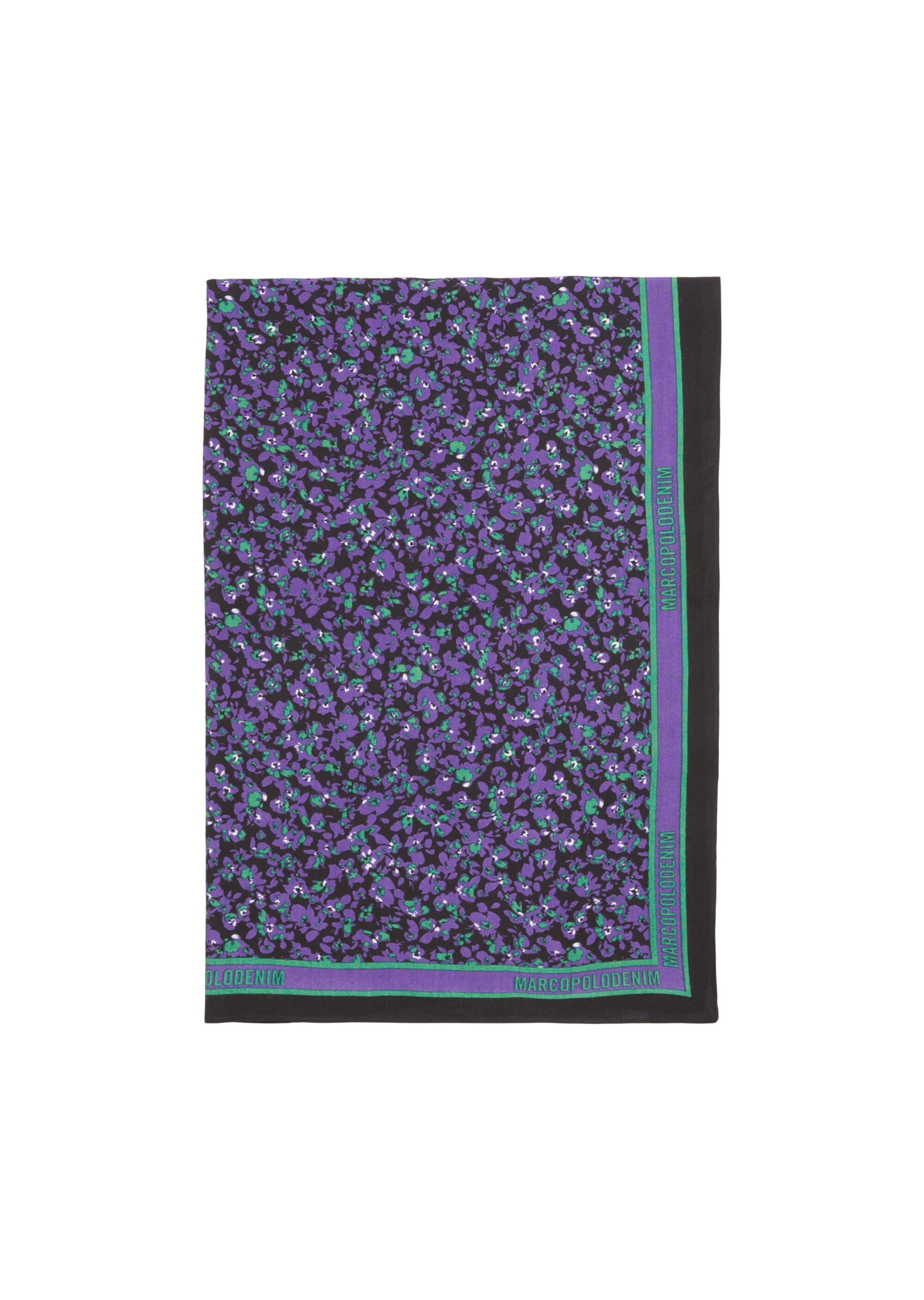 Quadratisches Tuch mit Allover-Print