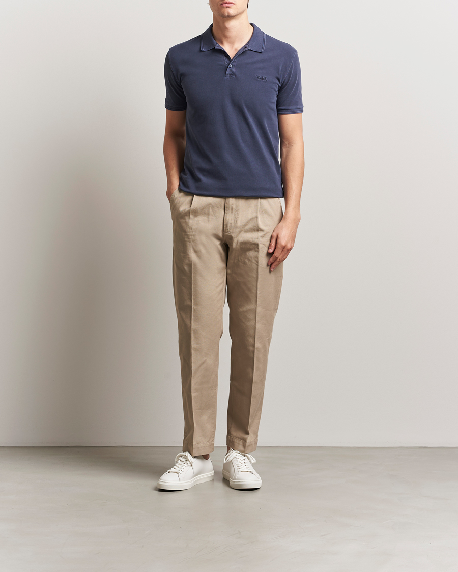 Woolrich Mackinack Polo Melton Blue