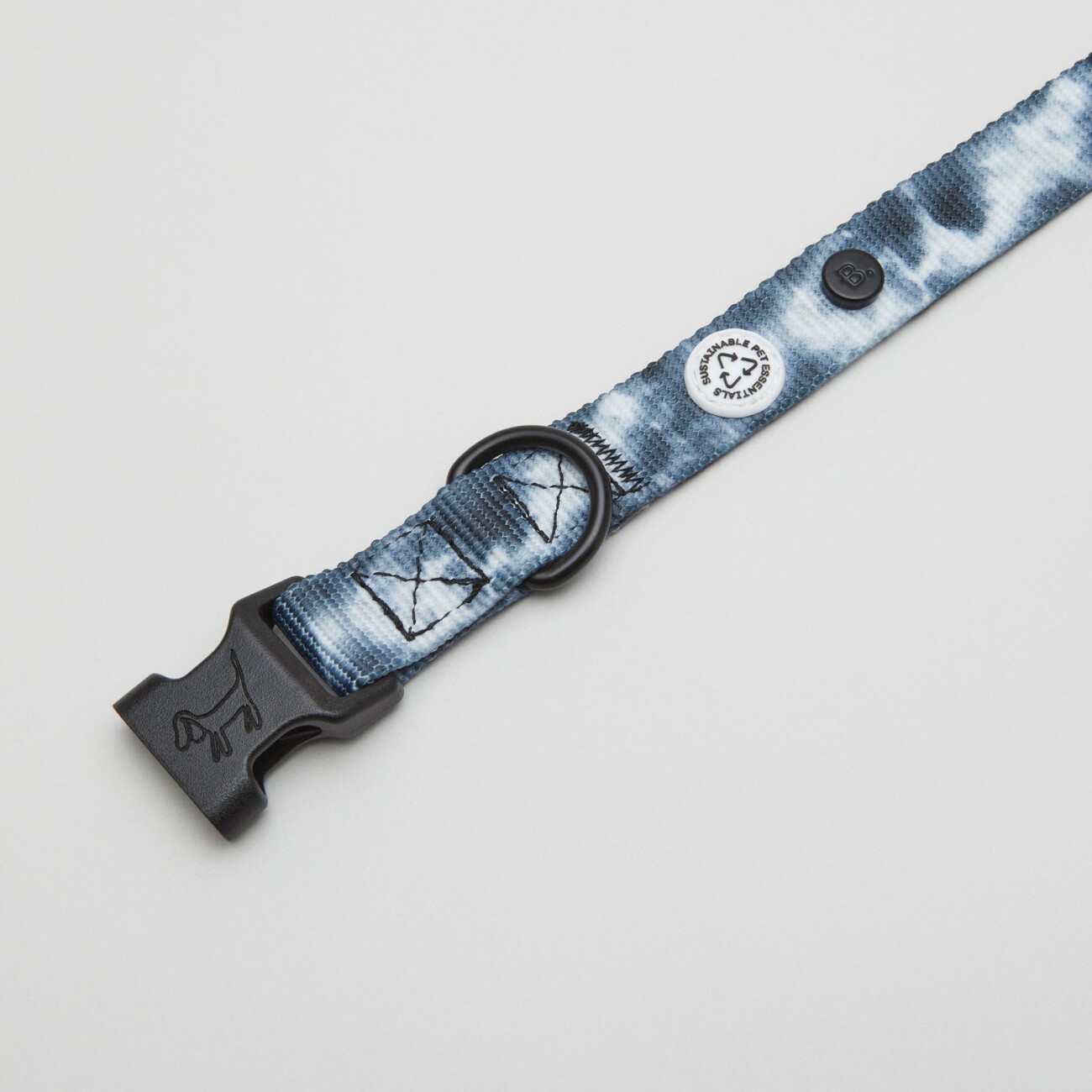 Barkalot Hundehalsband-Auslaufset grau/ bunt S
