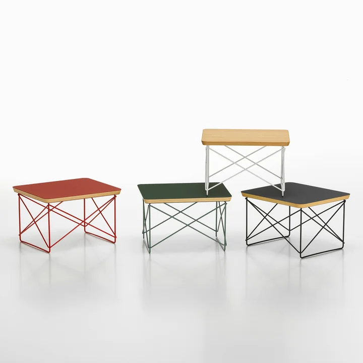 Vitra - Eames Occasional Table LTR, Linoleum jade / sea foam green