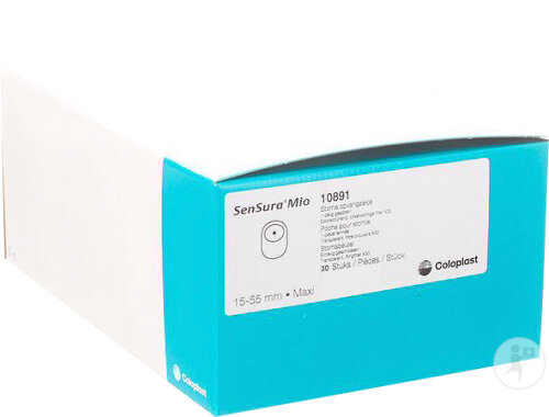 Coloplast Sensura SenSura Mio Poche Fermée Maxi Transparent 15-55mm 30 Pièces (10891)