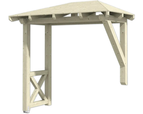 SKAN HOLZ Wismar 3 natuurlijke luifel 258x126 cm