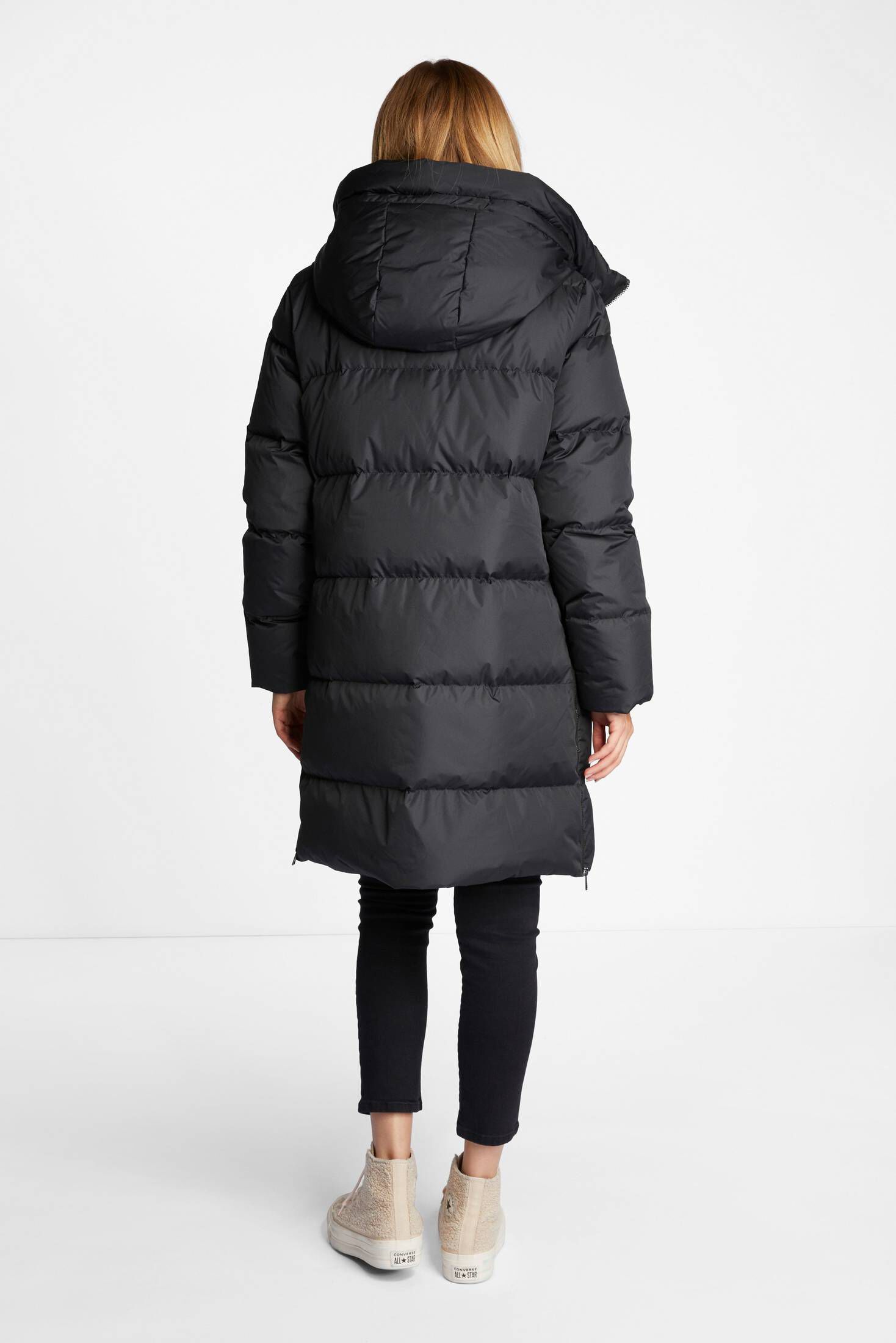 Rich & Royal| Damen Steppmantel mit Kapuze