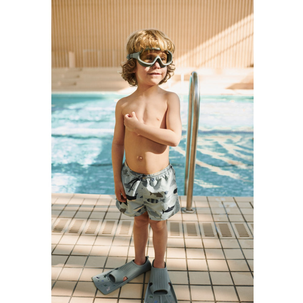 Køb LIEWOOD Sea / Peppermint Gustav Printed Swim Fins