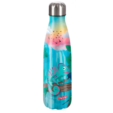 Step by Step Isolierte Edelstahl-Trinkflasche 