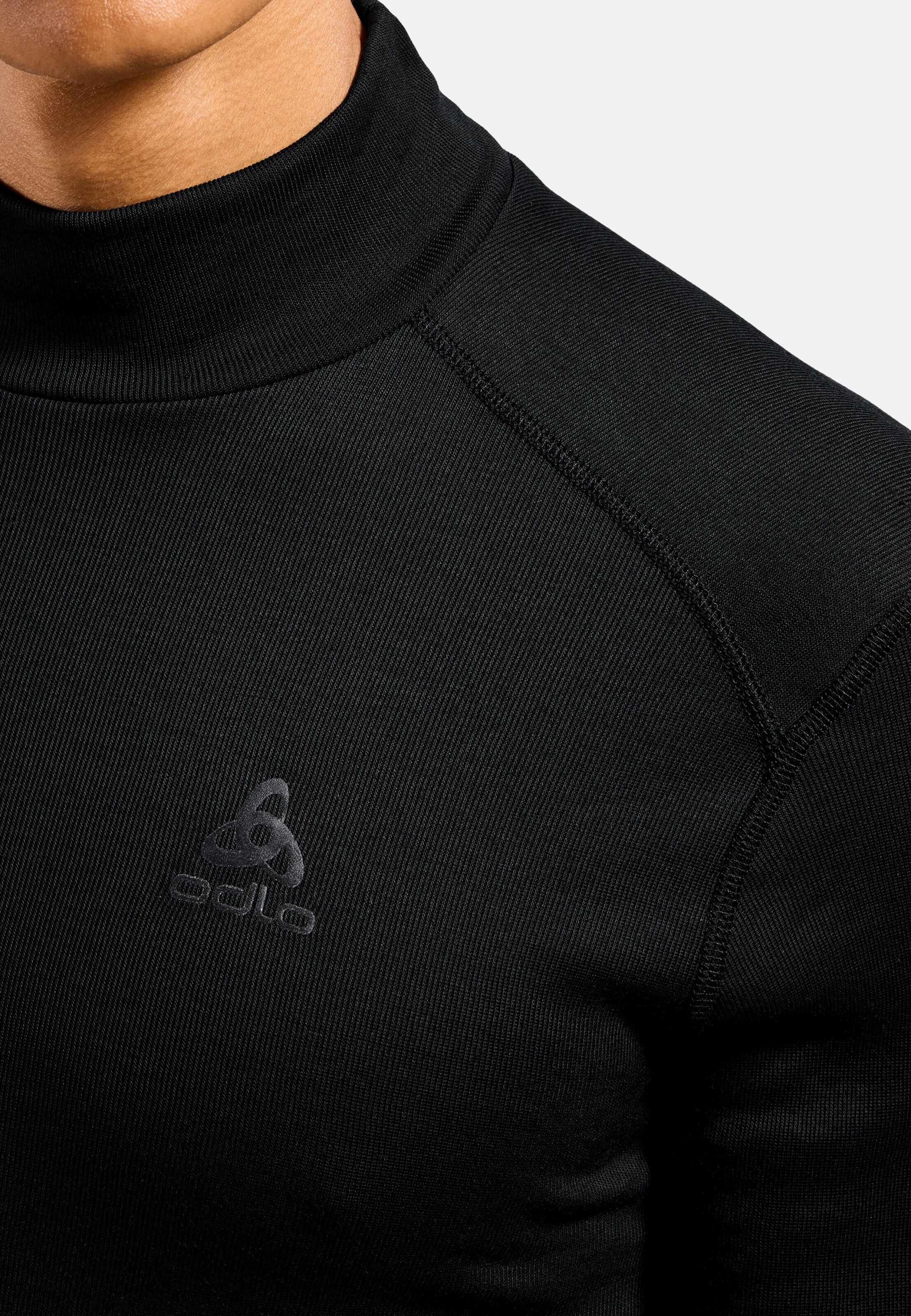 Active Warm Base Layer mit Rollkragen in black