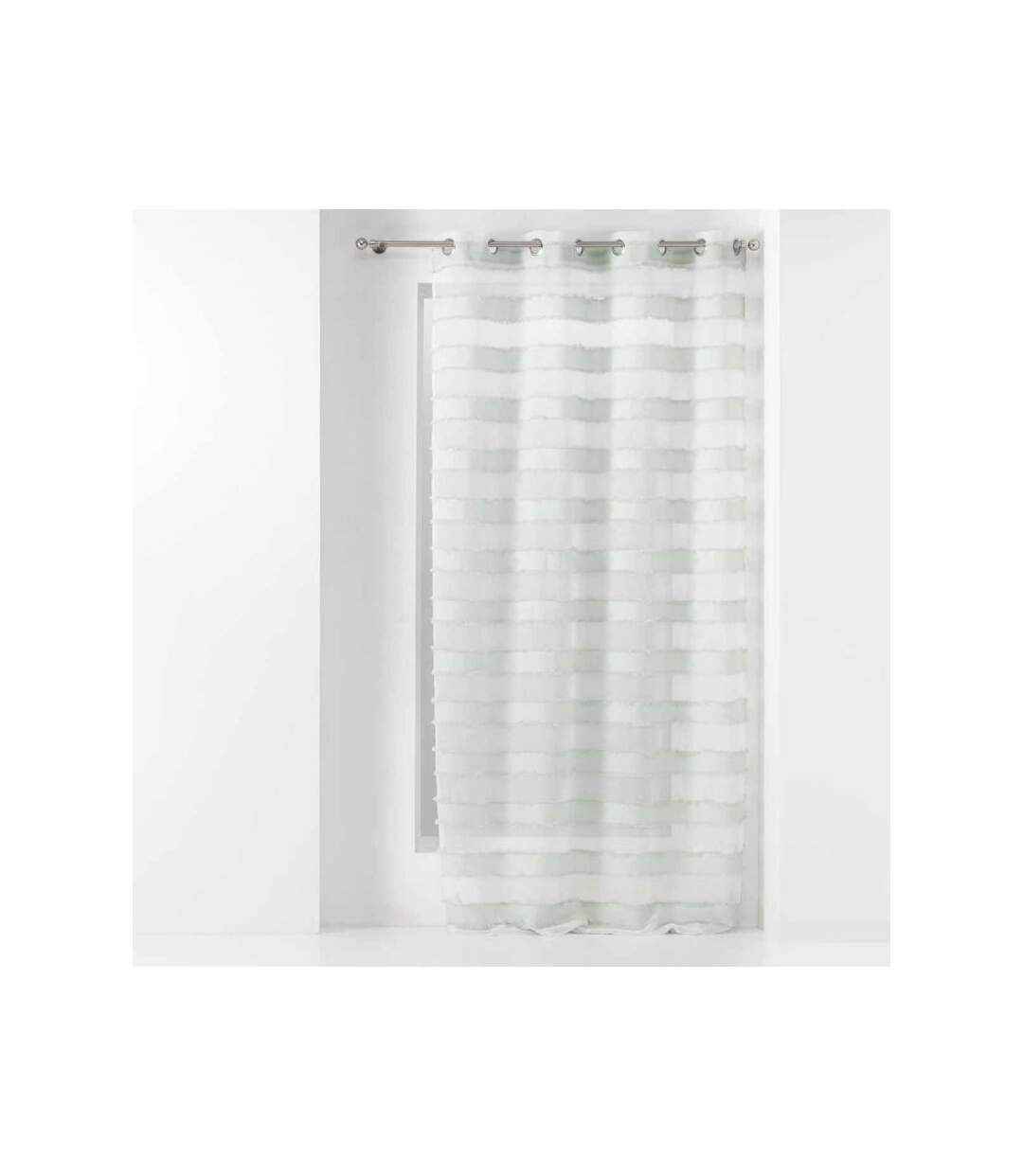Rideau Voilage à Œillets Lalina 140x260cm Menthe