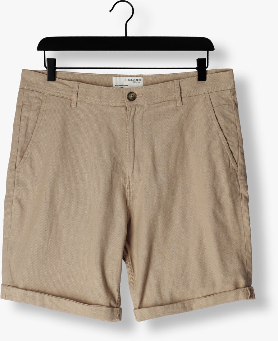 SELECTED HOMME beige selected homme shorts slhcomfort-luton flex shorts