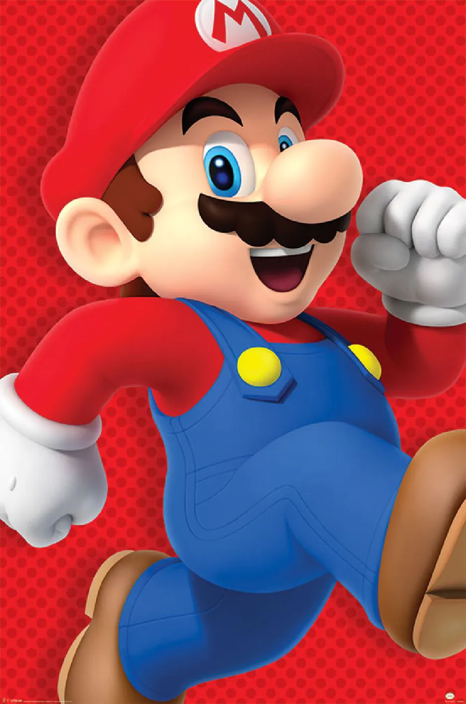 Poster Super Mario, rot, 61 x 91 cm
