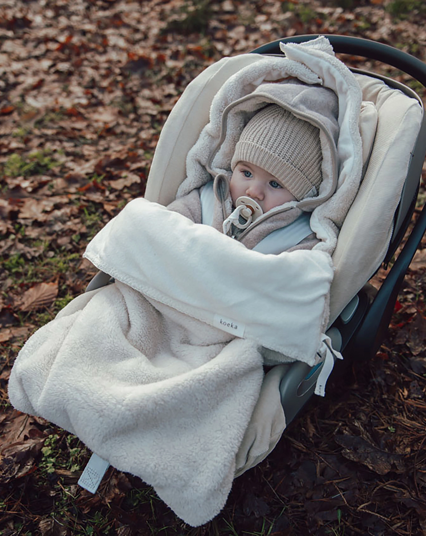 Wende-Babyjacke DENVER in clay
