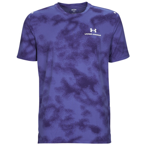 Under Armour - RUSH ENERGY PRINT SS - Bleu / Blanc