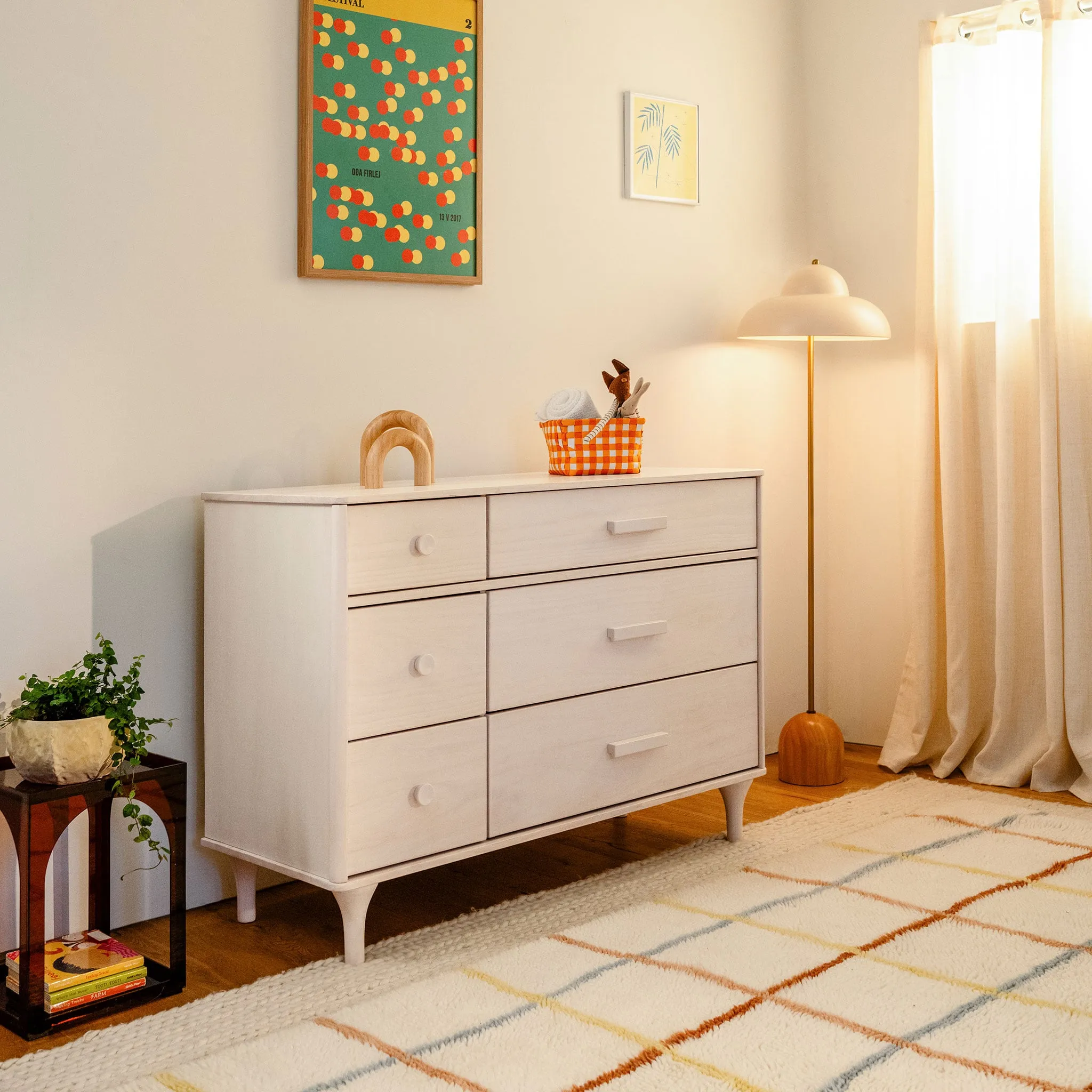 Babyletto Bureau Double 6 Tiroirs Lolly - Naturel Lavé