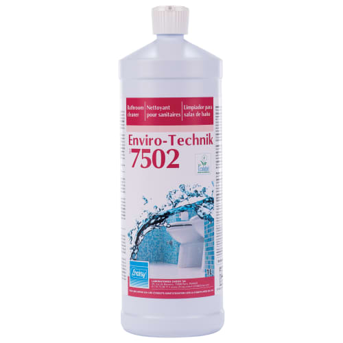 Enviro-Technik 7502 détergent sanitaire certifié Ecolabel flacon de 1L Choisy