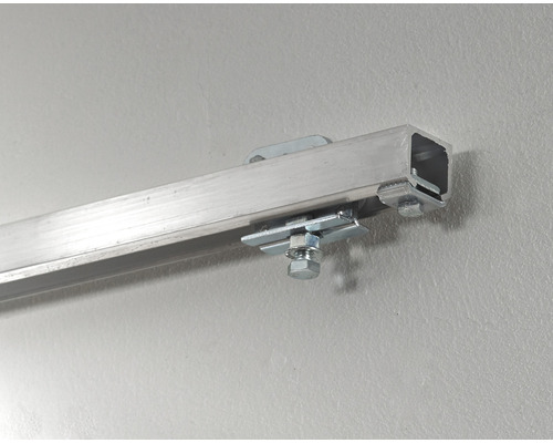 TopLine 8plus complete schuifdeurset voor een zware schuifdeur, 2000 mm, zilver geanodiseerd