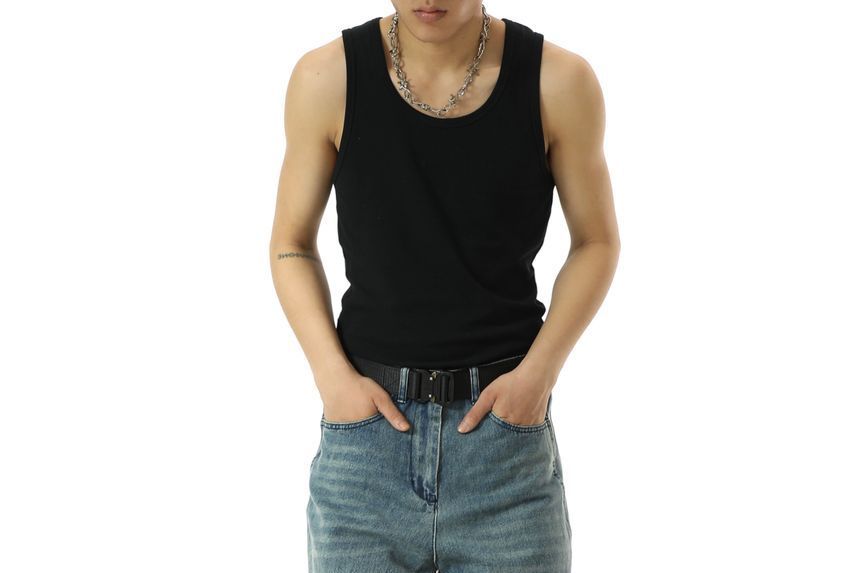 Meiksip - Mid Rise Washed Wide Leg Jeans