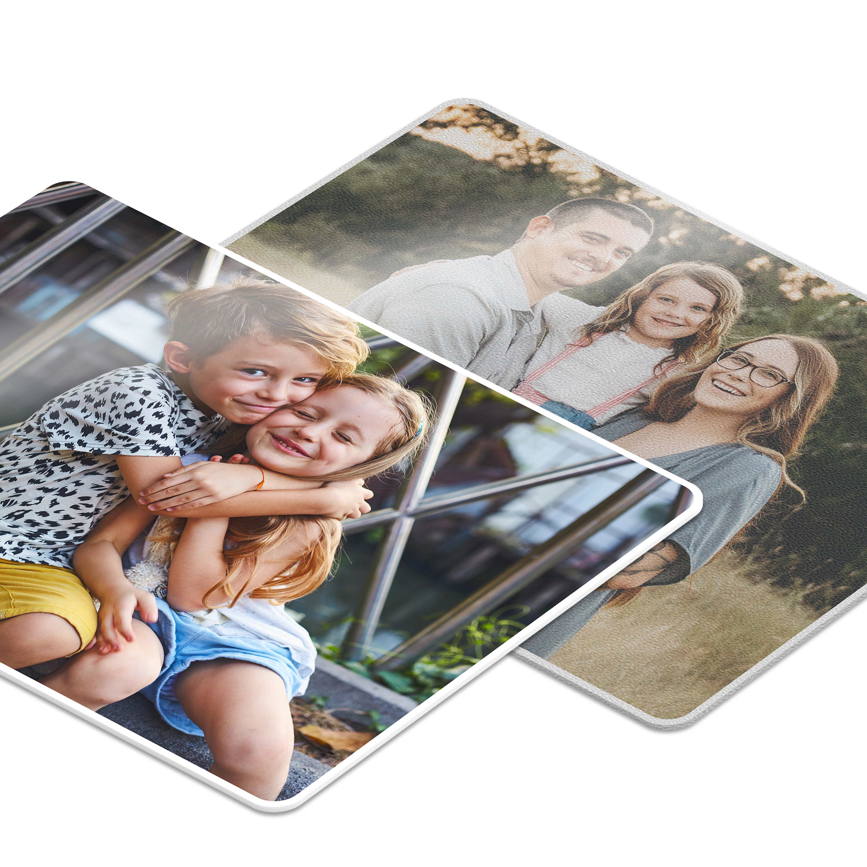 Tischset mit Foto oder Namen bedrucken (Farbe: weiß)