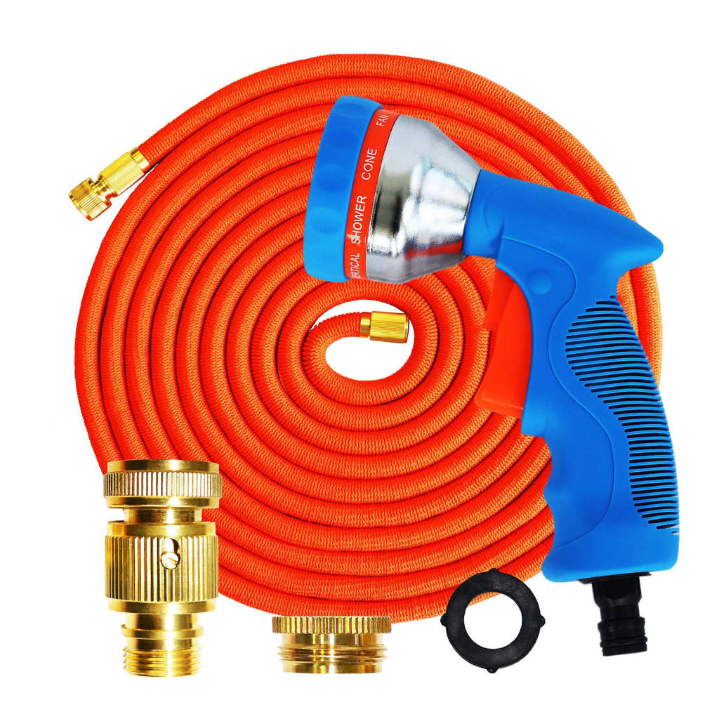 Kit de tuyau d'arrosage flexible 8 pièces king cobra 22,5 m