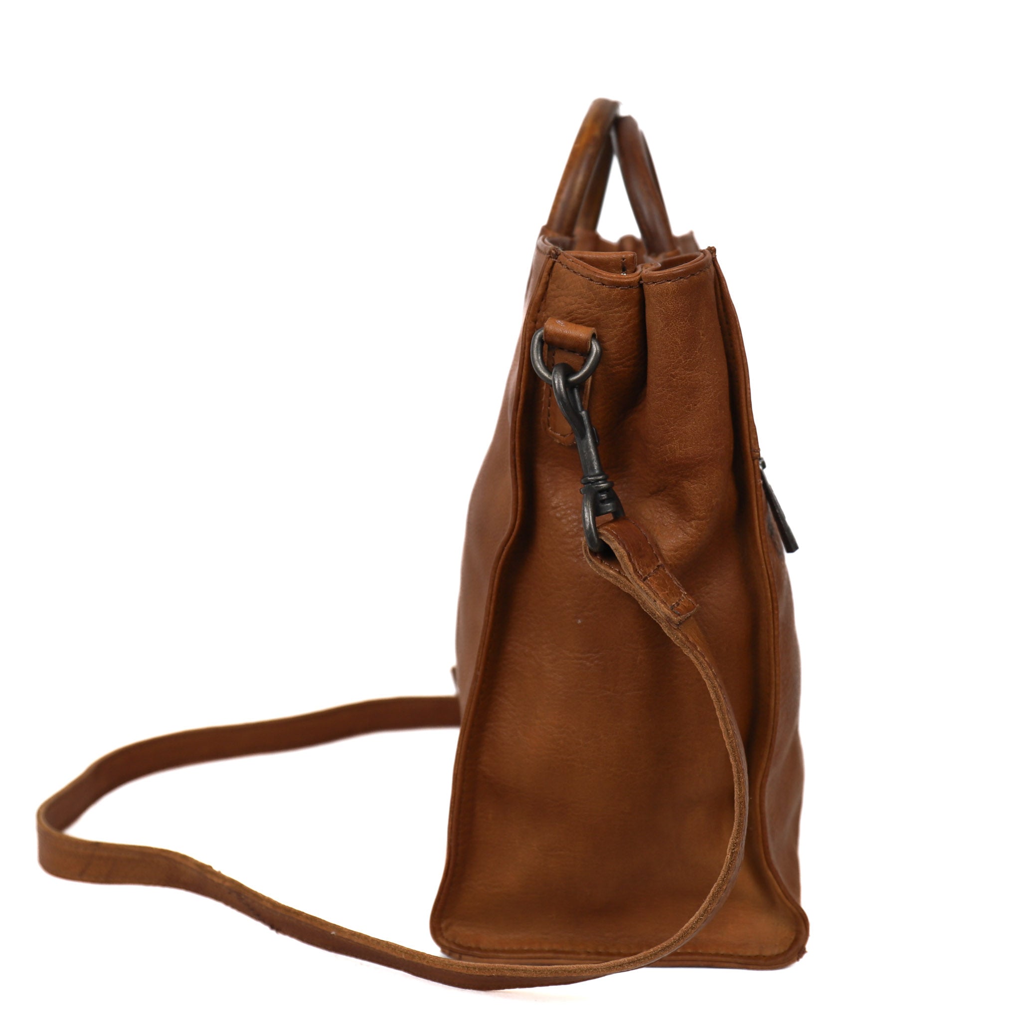Hand-/schoudertas 'Sara' cognac Cognac