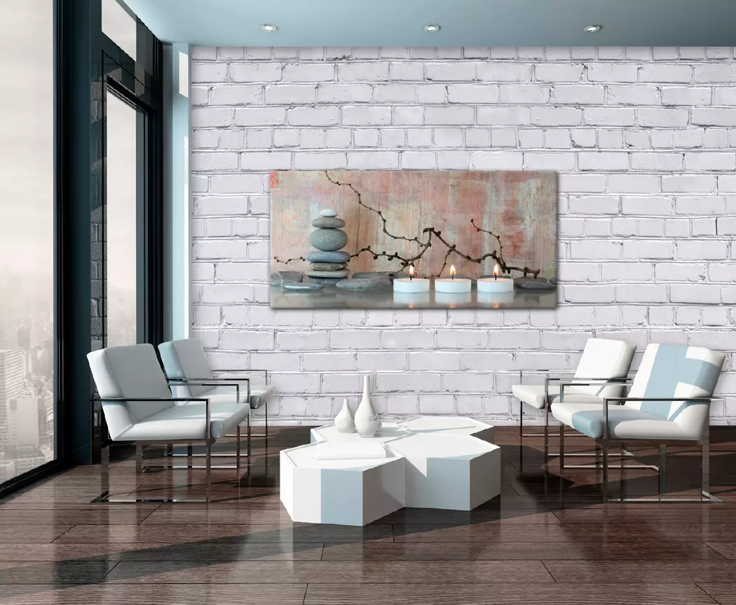 Wandbild 115 x 55 cm Wellness II
