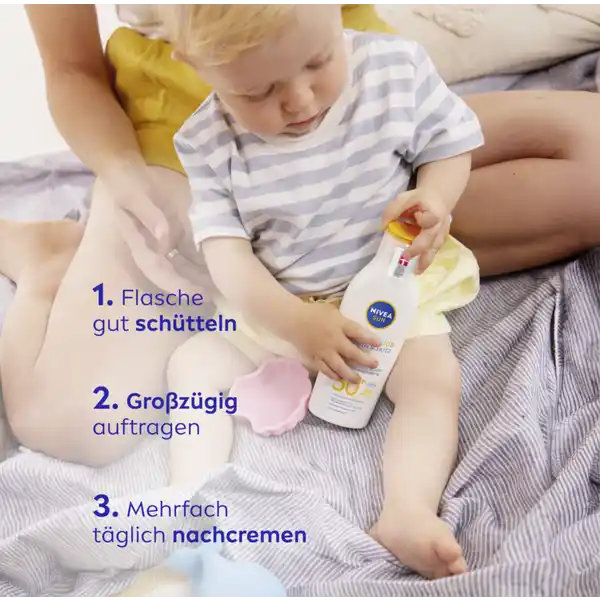 Babies & Kids sensitiv Schutz Sonnenmilch LSF 50+