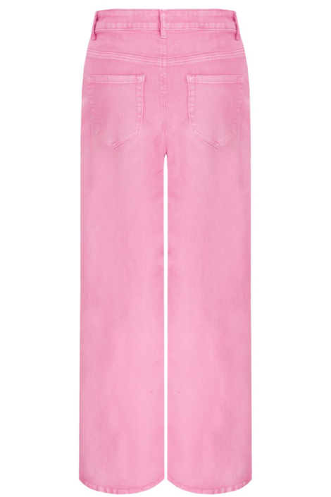Fluresk roze dames broek