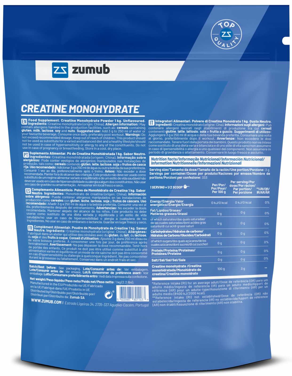 Creatina Zumub 100 g