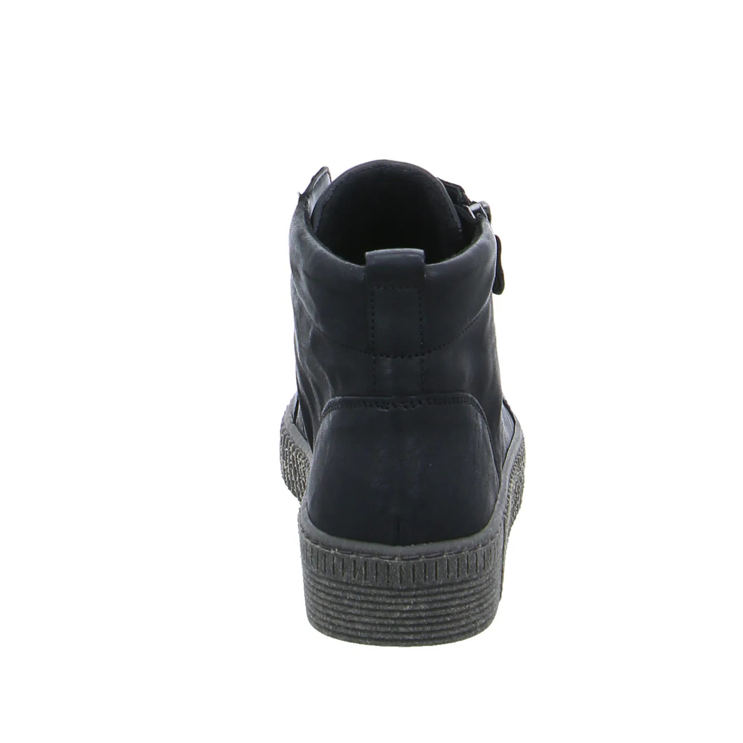 GABOR Mid Cut Sneaker Schwarz Leder