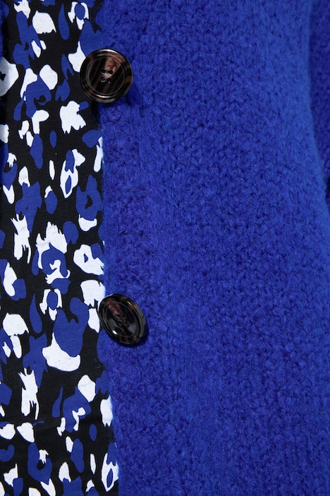 Strickjacke, Oversize Shape, Ballon-Langarm