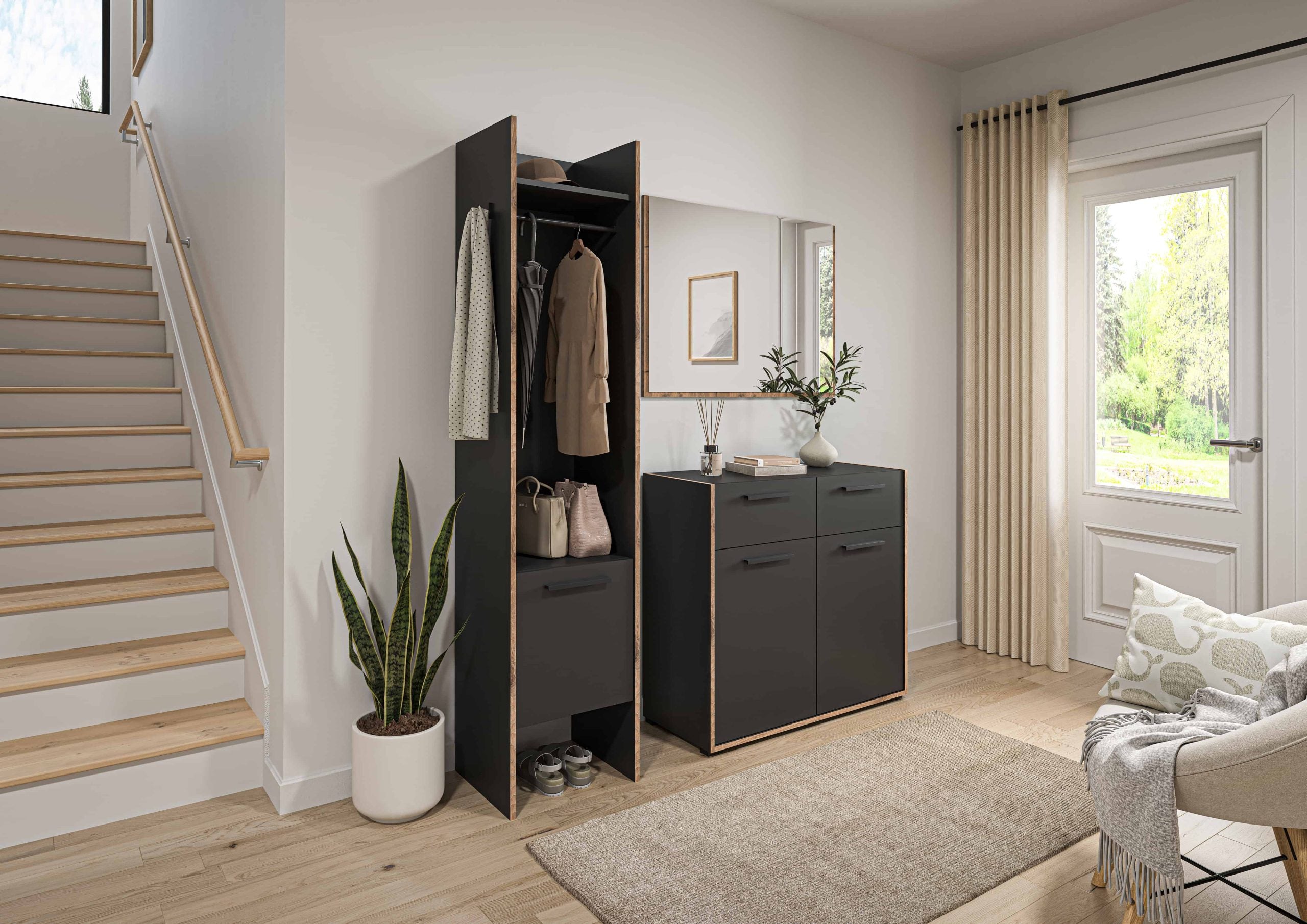 Furnilux Garderobekast - 42x189x37cm