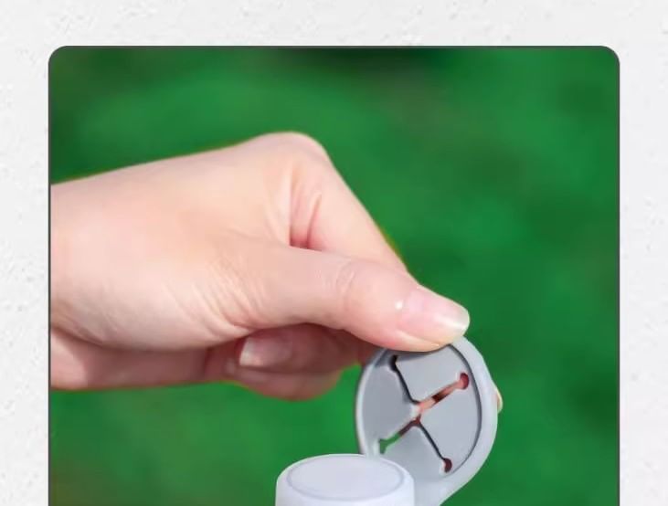 Baburu - Siliconen drinkfleshouder met clip / set