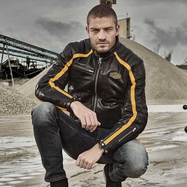 Segura - Blouson Formula Noir / Jaune