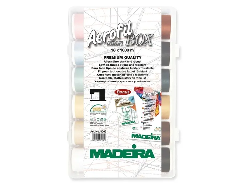 Madeira 8063, Symaskine, Flere, Polyester, 1000 m