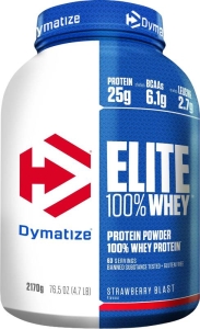 DYMATIZE Elite 100% Whey Strawberry Blast, 2170 g