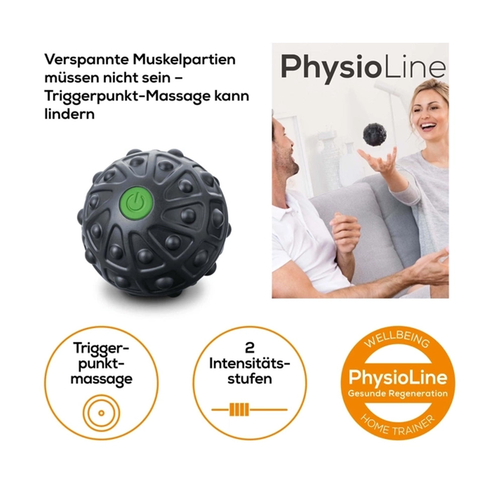 MG 10 Massageball mit Vibration Triggerpunkt Massage Tool (64814) - Schwarz