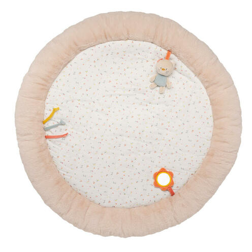 Tapis pouf d'éveil avec arches beige - NATTOU