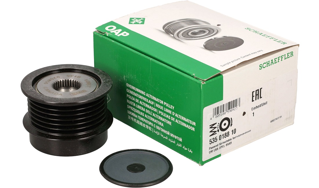 Friløbskobling, generator