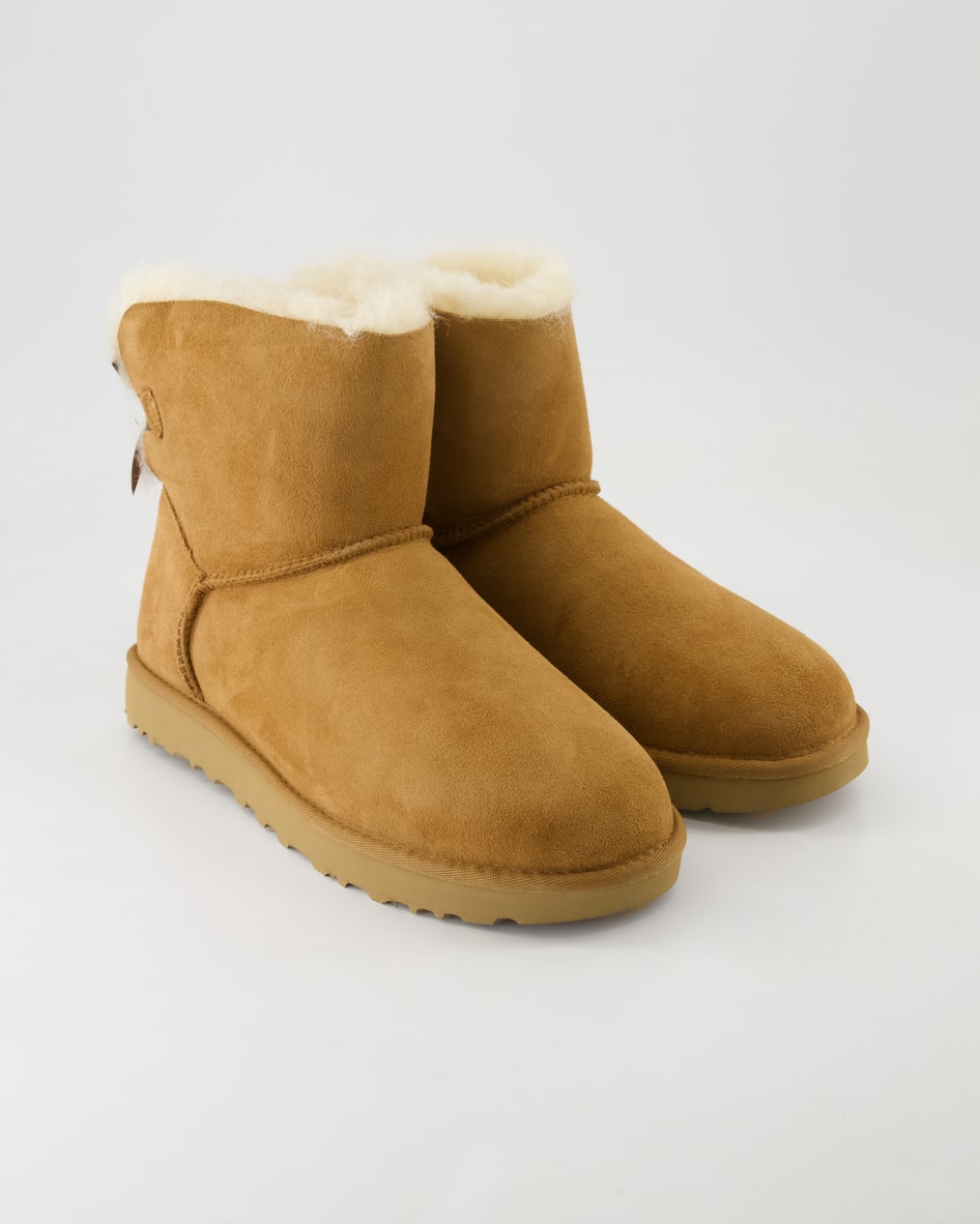 UGG Mini Bailey Bow Winterstiefel in Beige