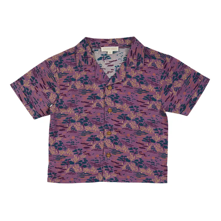 Louise Misha Chemise Alov Voile de Coton | Violet