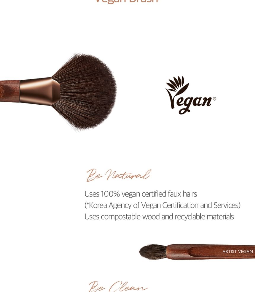 te cool voor school - Artist Vegan Face Point Brush