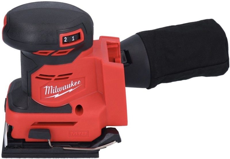 Milwaukee - Accu vlakschuurmachine body - 18 Volt - M18 BQSS-0