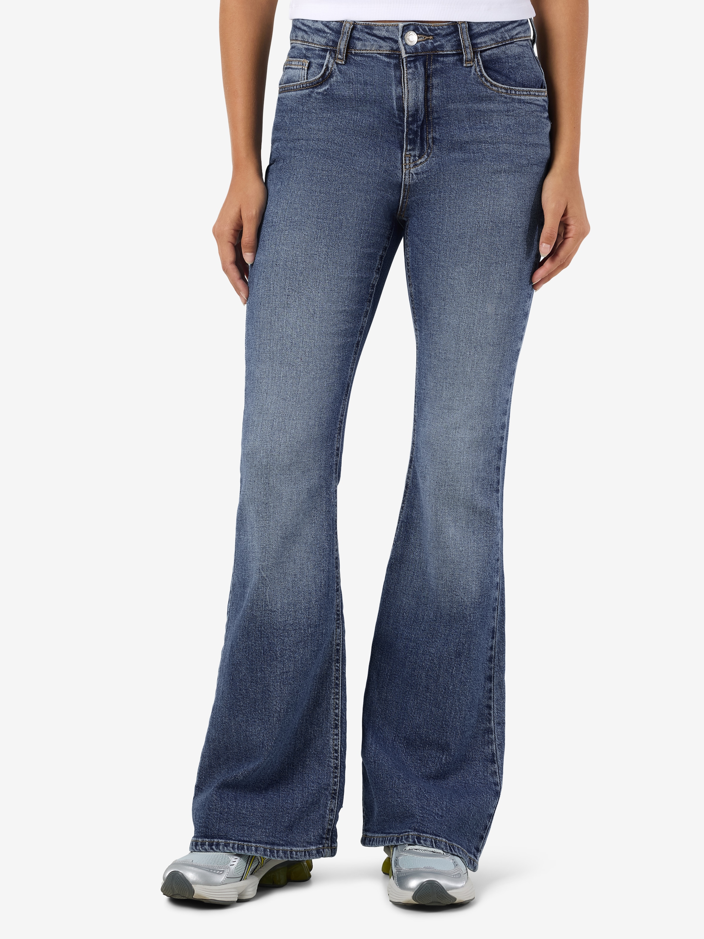 Noisy may Bootcut-Jeans »NMKAREEN HW FLARE LEG JEANS AZ436MB NOOS«