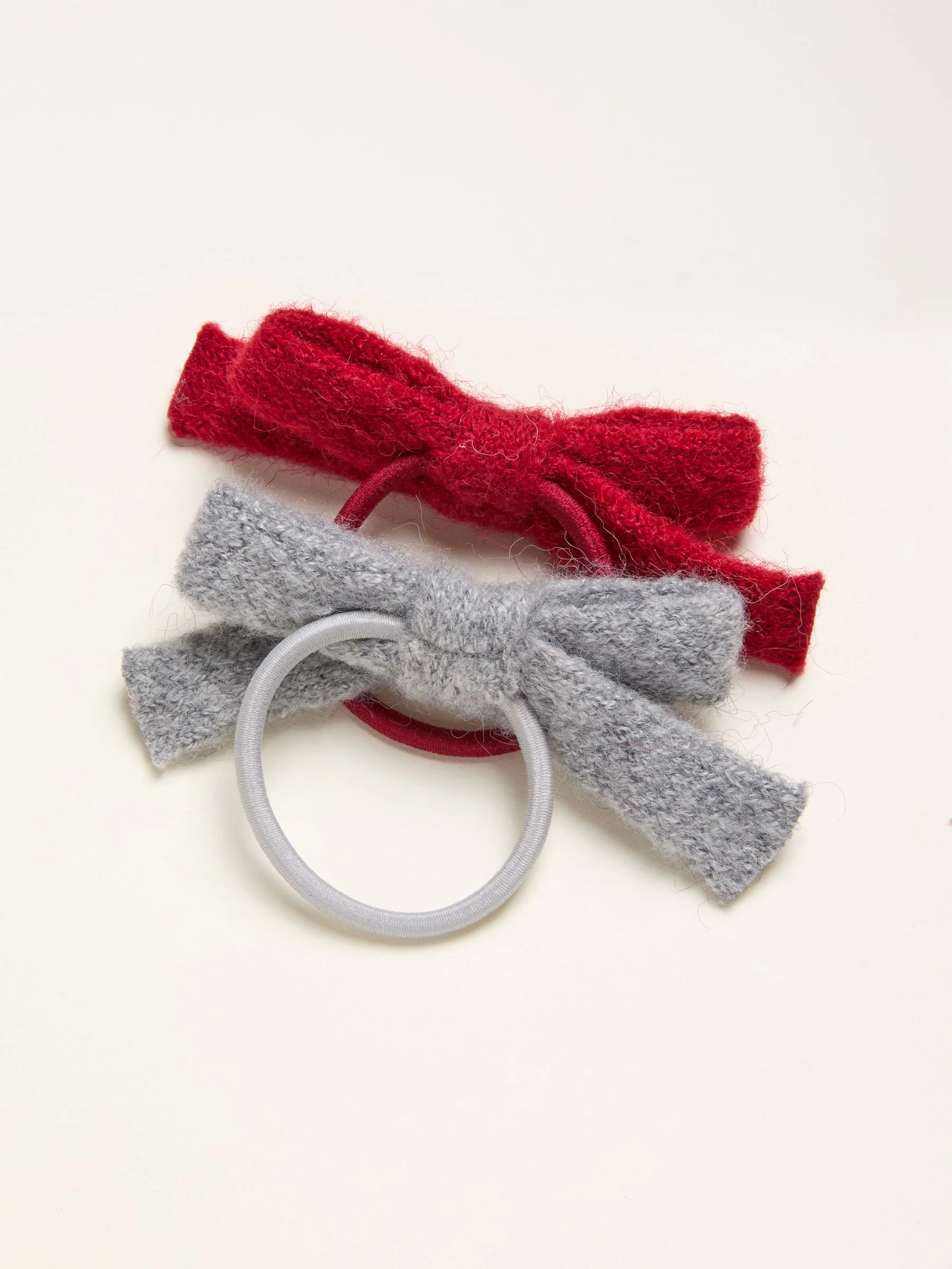 FatFace 2 Pack Knitted Bow Hair Ties