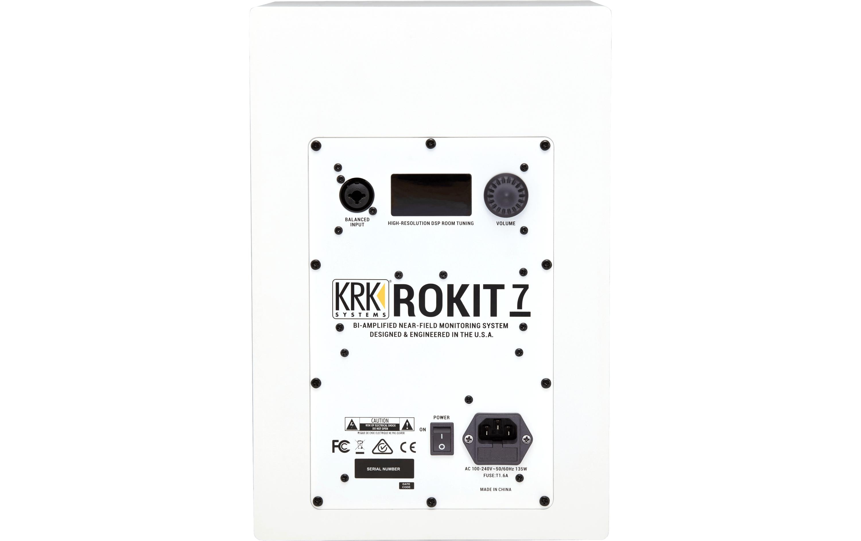 Studiomonitor Rokit RP7 G4 – White Noise<br>Aktiver 10