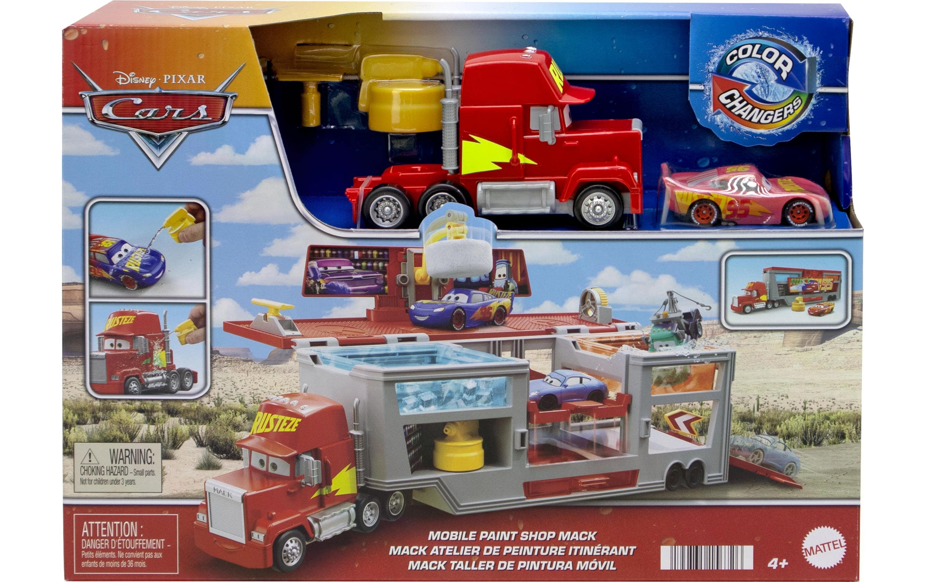 Disney Pixar Cars Color Changers MackCooles Spielset mit Farbwechseleffekt