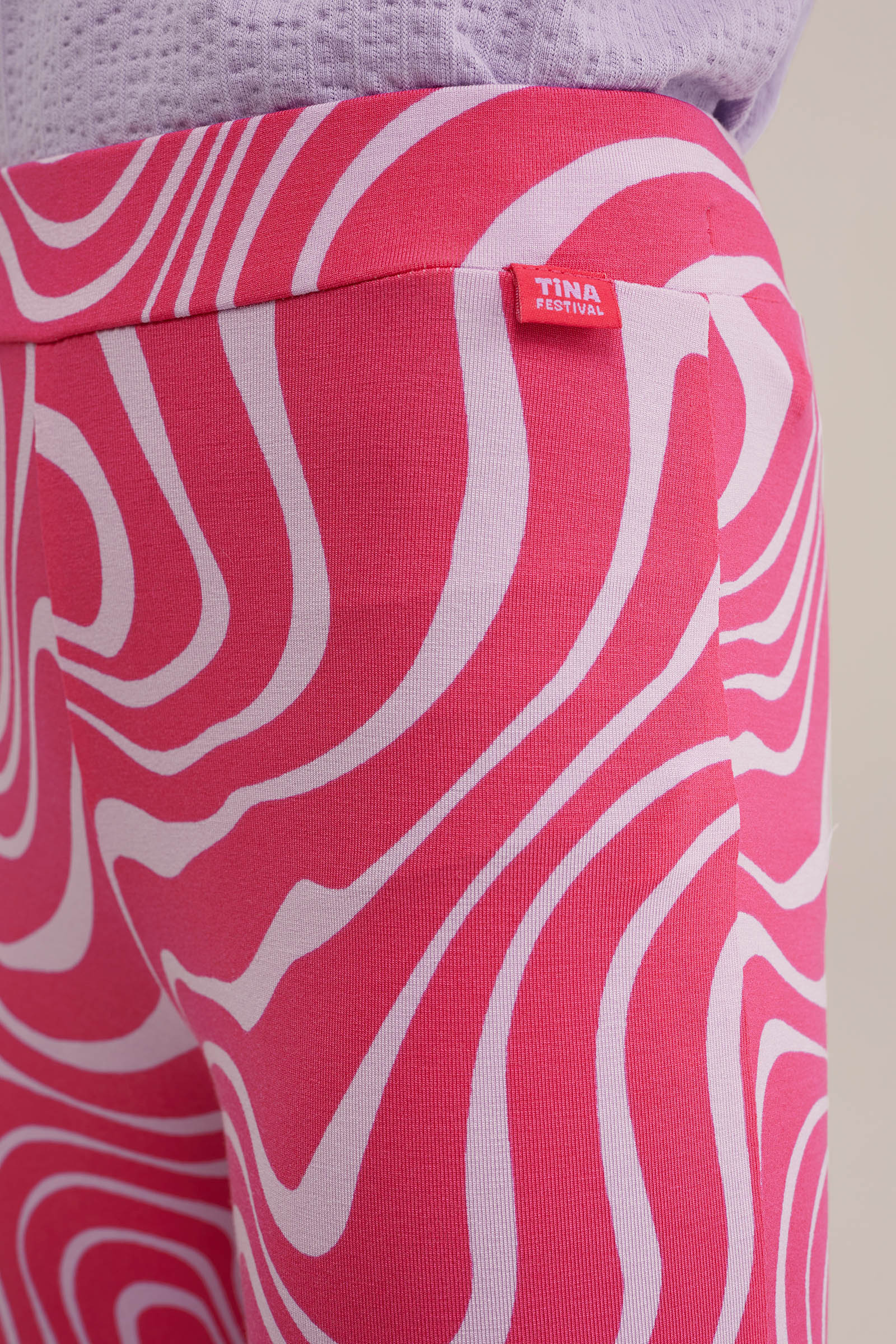 Meisjes Limited edition flared legging – Tina Festival WE Fashion Felroze