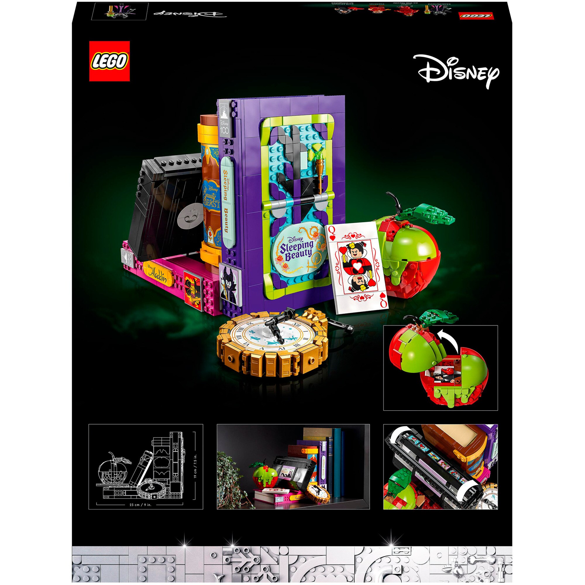 LEGO Konstruktionsspielzeug Disney 100 Zeichen der Bösewichte