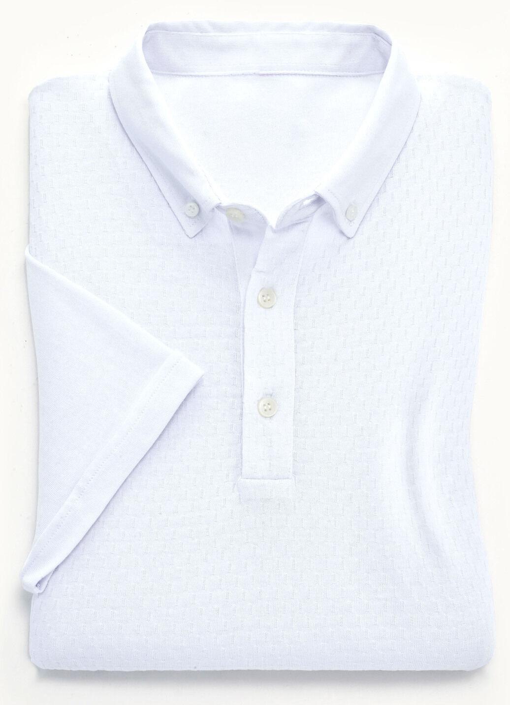 Poloshirt in Struktur-Qualität