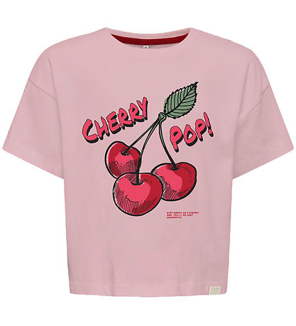 Kids Only T-Shirt - KogCharlotte Life - Rosélöffelbi/Cherry