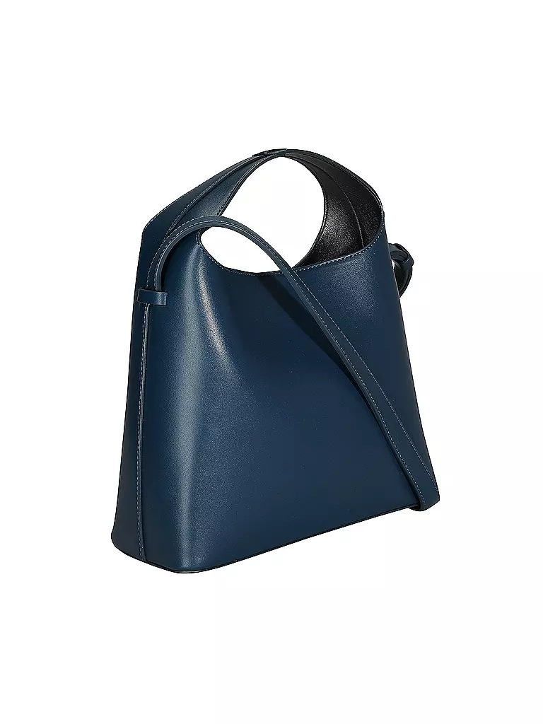 AESTHER EKME Ledertasche - Umhängetasche MINI SAC blau